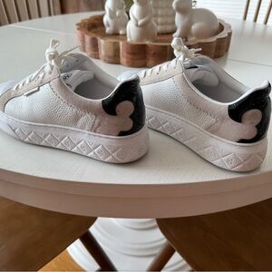 Tory Burch White and Black Sneakers